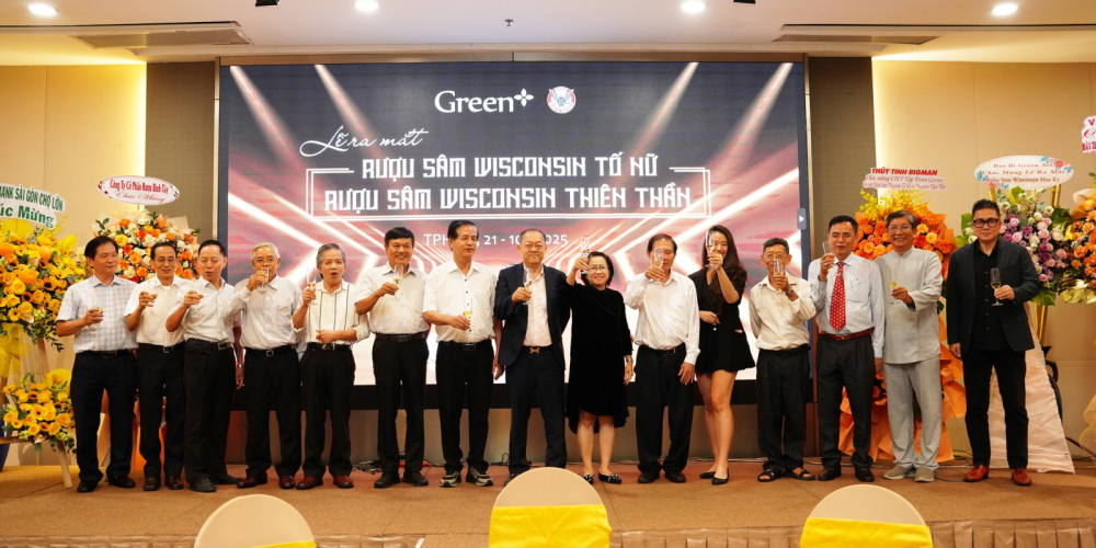 GREEN+ TỔ CHỨC LỄ RA MẮT 2 TUYỆT PHẨM RƯỢU SÂM TỐ NỮ VÀ THIÊN THẦN