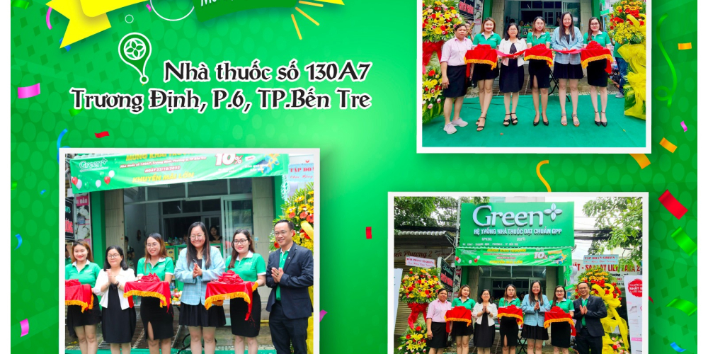 Khai trương nhà thuốc mới tại số 130A7 Trương Định - TP. Bến Tre