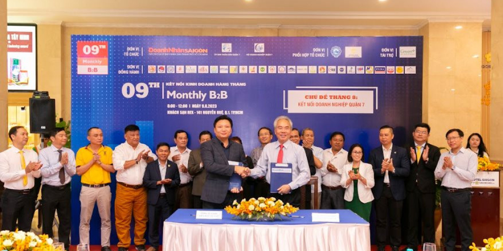 GREEN+ Tài trợ chương trình B2B kết nối doanh nghiệp Quận 7