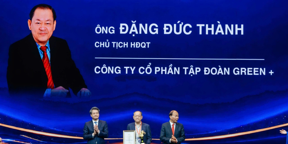 CHỦ TỊCH HĐQT GREEN+ ĐẶNG ĐỨC THÀNH  - TOP 100 DOANH NHÂN VIỆT NAM TIÊU BIỂU NĂM 2026