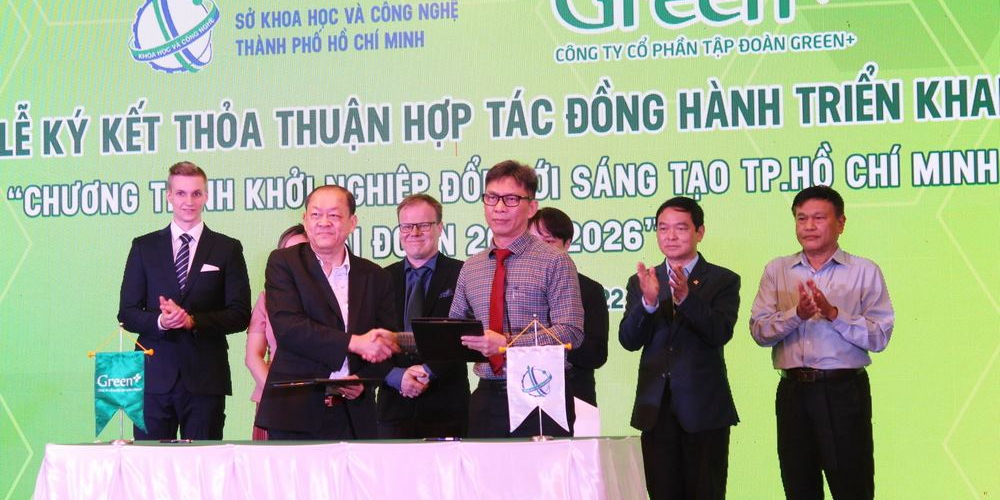 Lễ ký kết hợp tác giữa Sở Khoa Học Công Nghệ TP.HCM & Tập Đoàn Green+