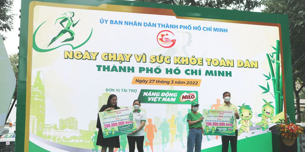 Green+ đồng hành cùng “Ngày chạy Olympic vì sức khỏe toàn dân năm 2022”