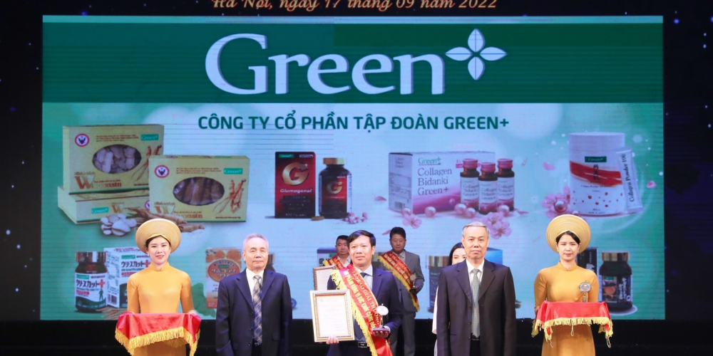 Green+ vinh dự nhận Huy chương “Sản phẩm vàng vì sức khỏe cộng đồng” năm 2022