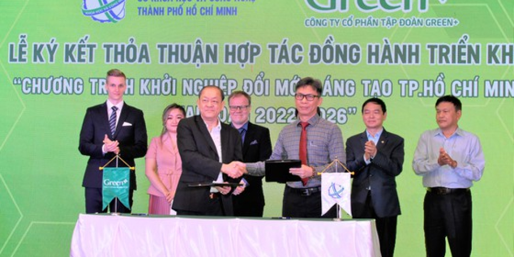 [DOANH NHÂN SÀI GÒN] Sở Khoa học và Công nghệ TP.HCM ký thỏa thuận với Công ty CP Tập đoàn Green+