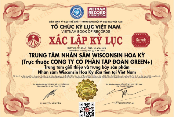Kỷ lục Việt Nam - Trung tâm Nhân sâm Wisconsin Hoa Kỳ đầu tiên