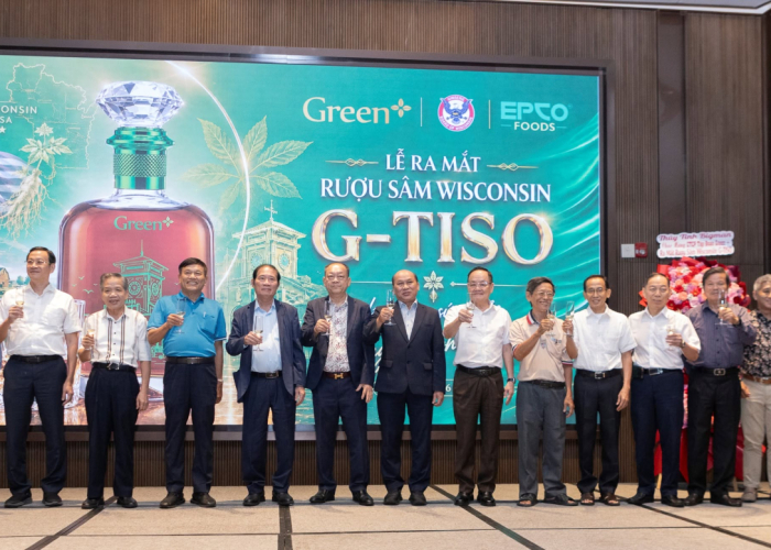 GREEN+ TỔ CHỨC LỄ RA MẮT RƯỢU SÂM WISCONSIN G-TISO